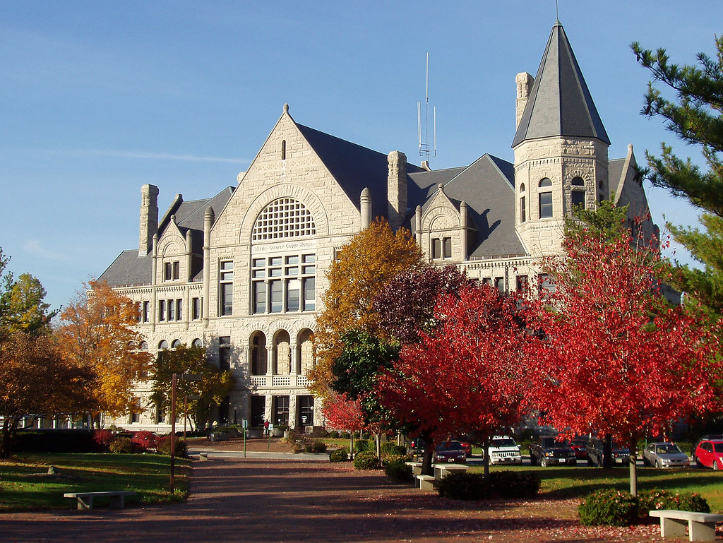 Wayne County, Indiana Courthouse in Fall Learn about the a… Flickr