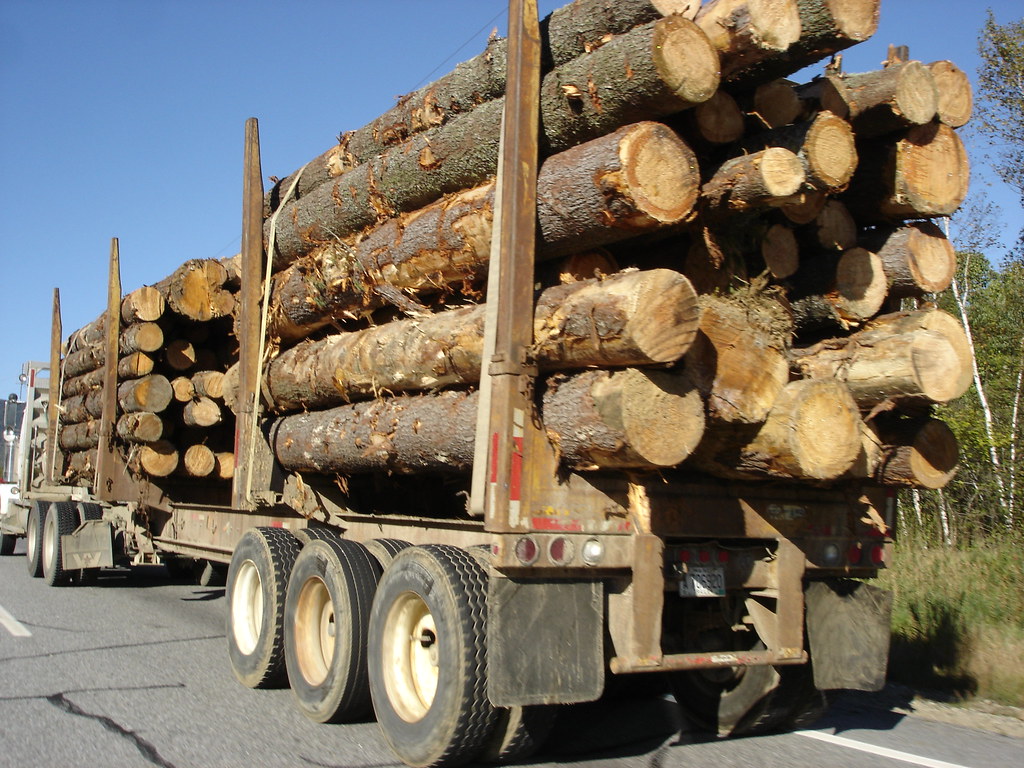log truck Maine Curtis Gregory Perry Flickr