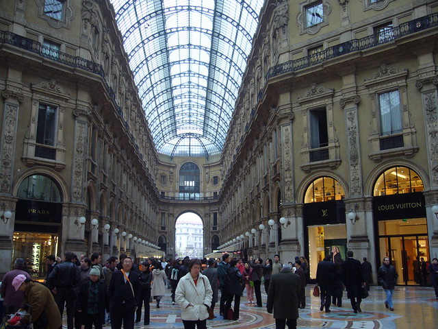 A Grand Shopping Center in Vienna Near La Scala Theatre