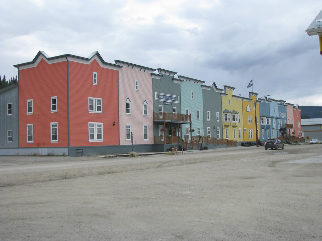 Buildings in the main Street of Dawson City, Yukon Flickr