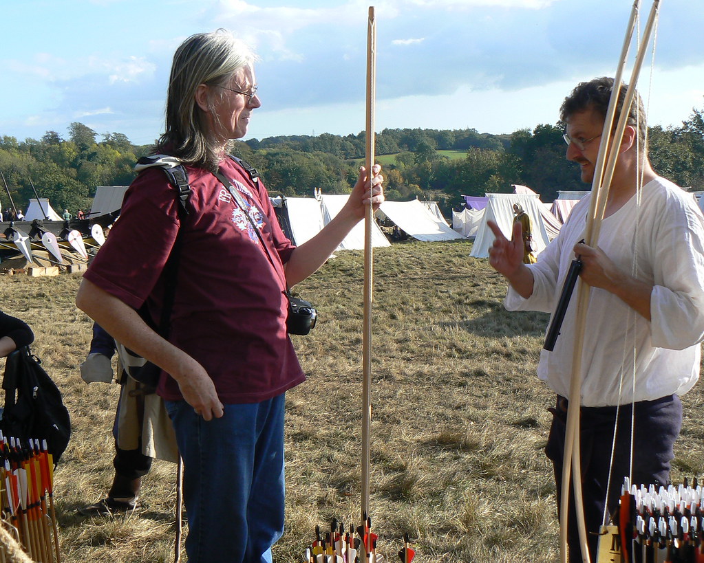 Battle of Hastings 2009 Reg buys a bow! Rob Evans Flickr