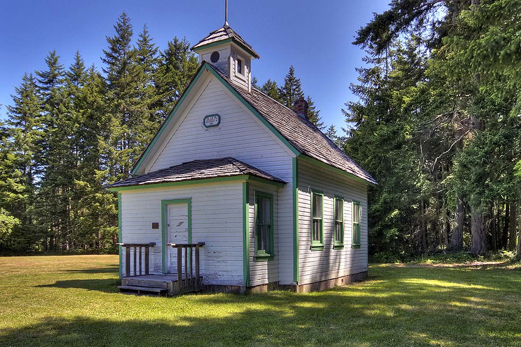 Blue Mountain School House On Blue Mountain Rd, Port Angel… Flickr