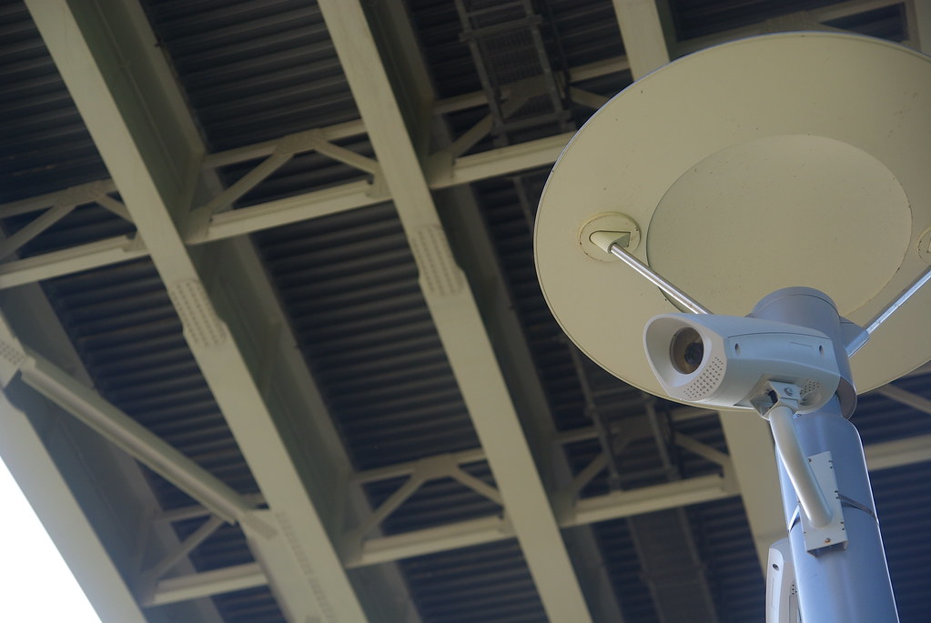 Eye in the sky They've got a few video cameras around. Charleston's