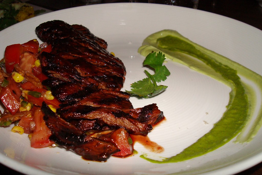 Chili Rubbed Skirt Steak at Beso dishingupdelights.blogspo… Flickr