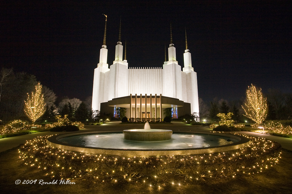 Washington D.C. Mormon Temple at Christmastime a photo on Flickriver