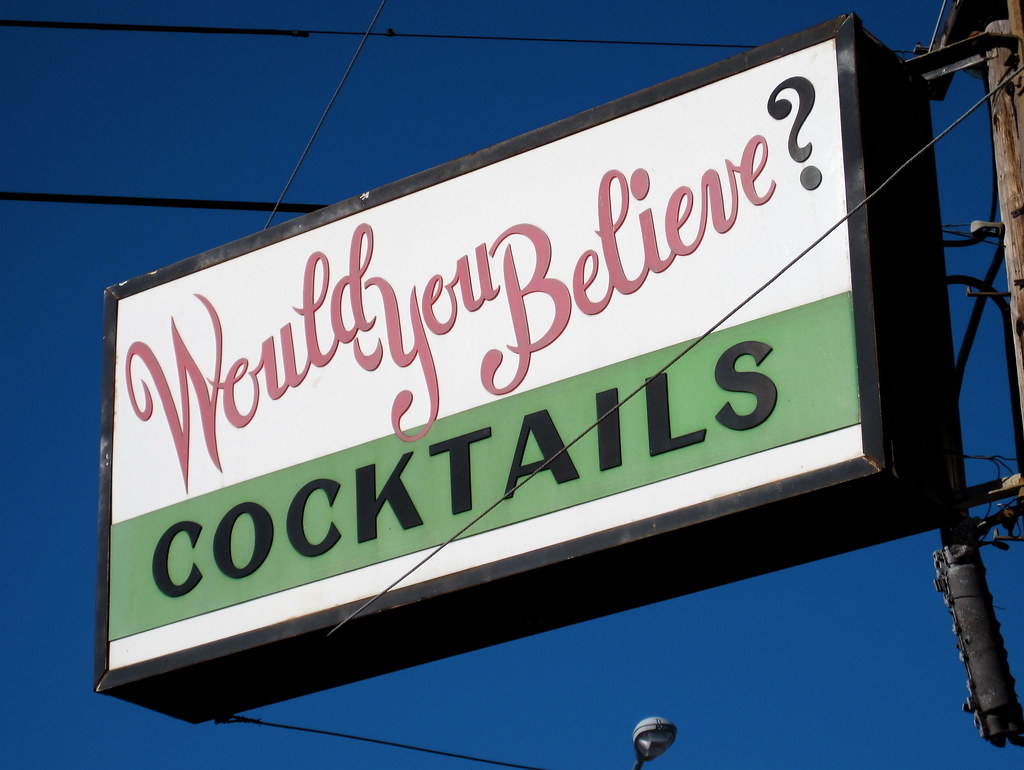 Would You Believe? Cocktails, San Francisco, CA Would You … Flickr