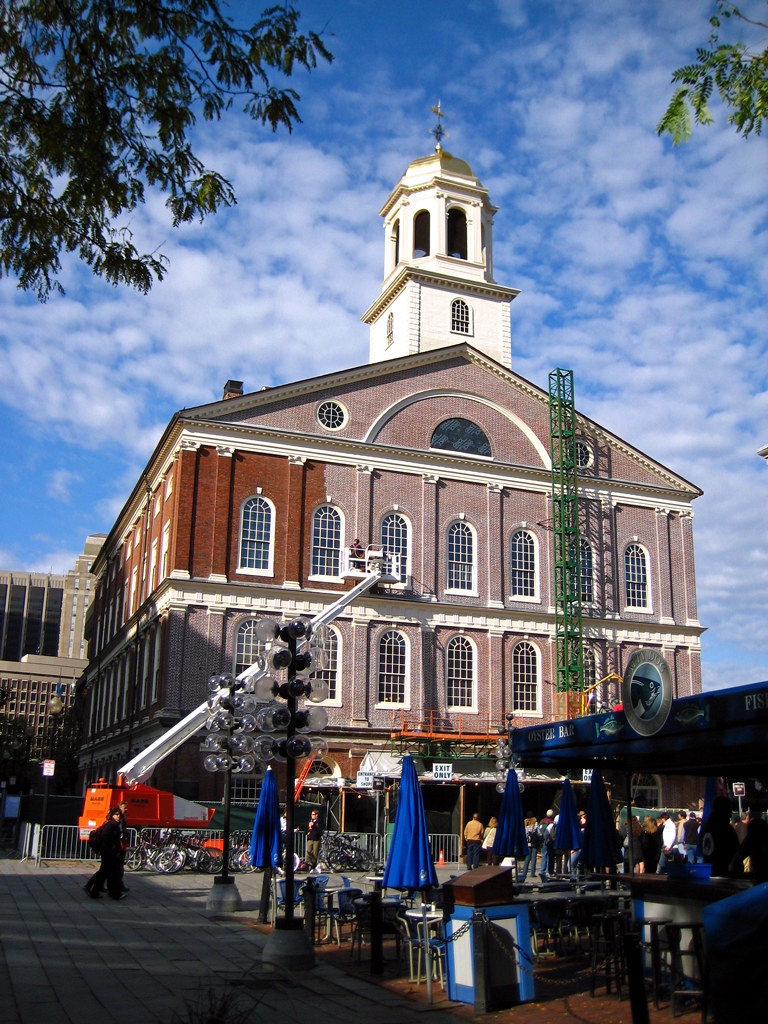 Faneuil Hall Faneuil Hall viewed from within Quincy Market… Brendan