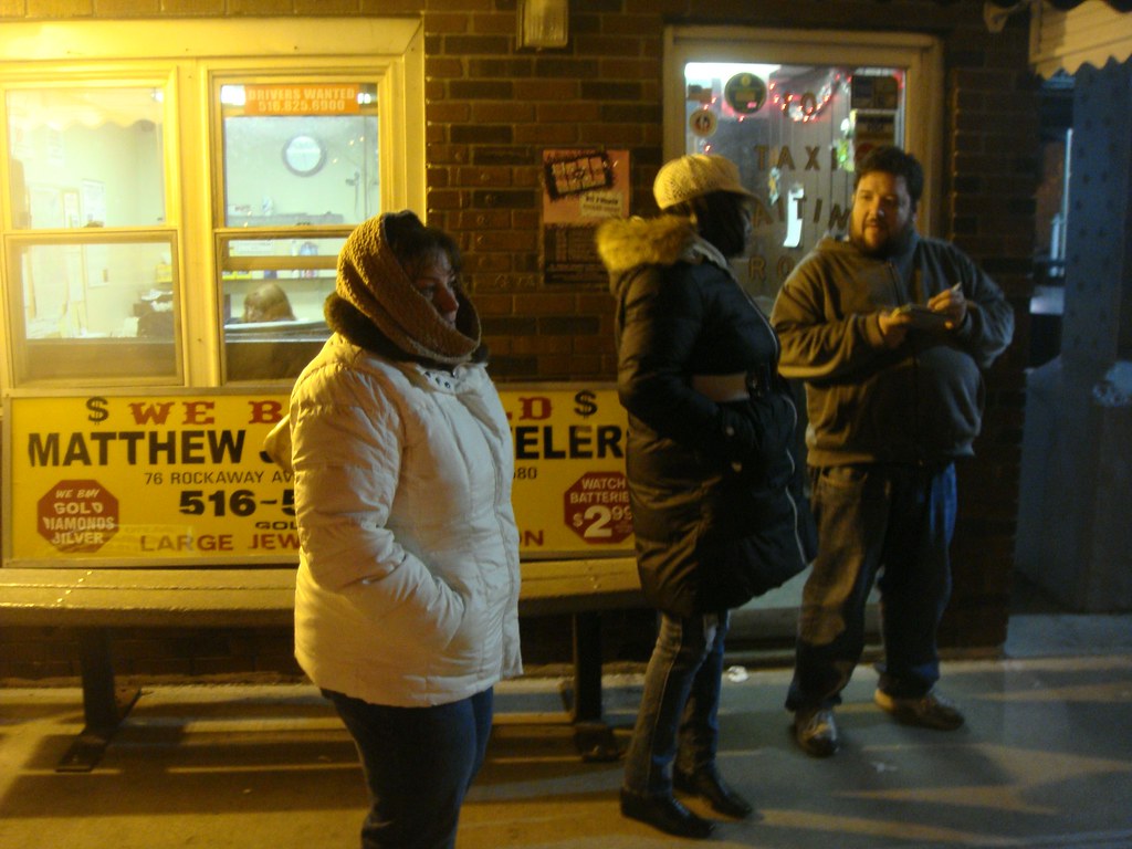 Taxi Stand at Valley Stream The last train to Westwood had… Flickr
