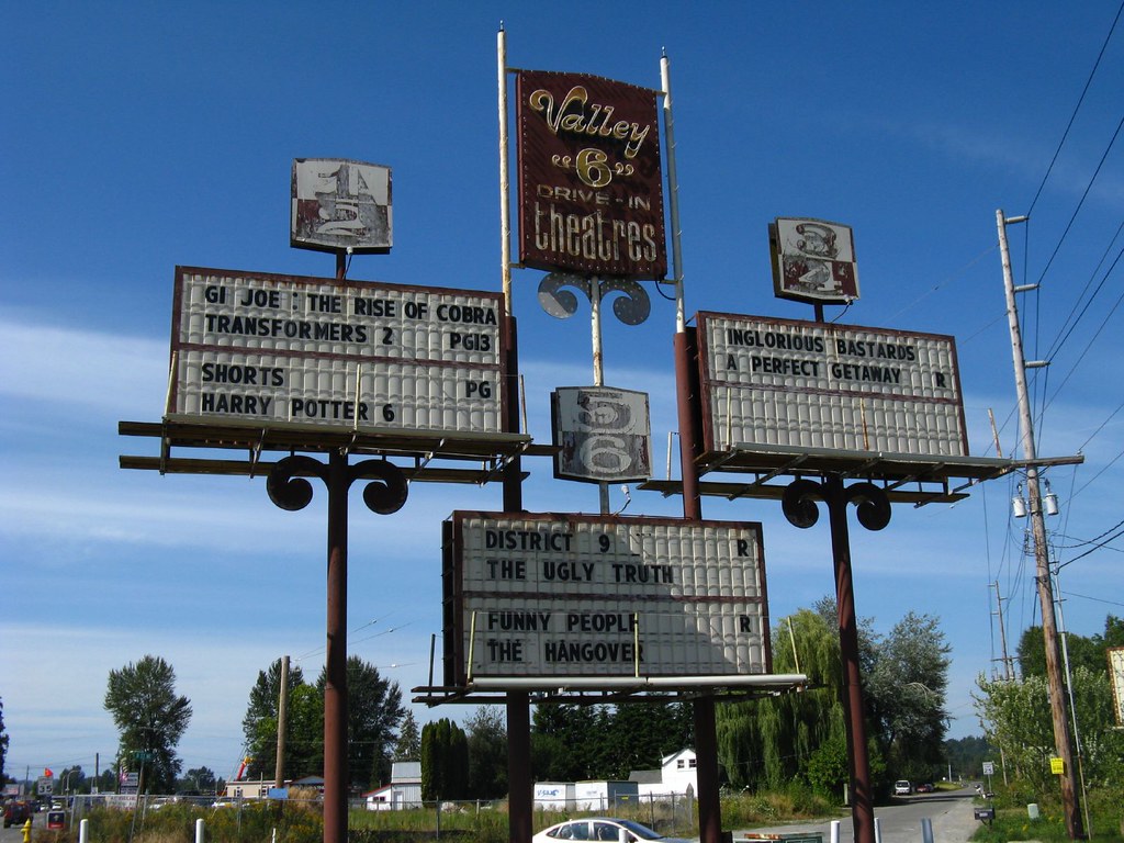 Auburn, Washington Valley "6" DriveIn Theaters Jasperdo Flickr