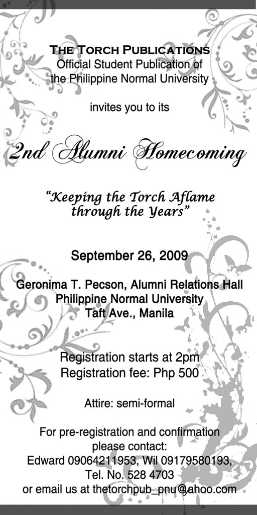 ALUMNI INVITATION freeze85_abby Flickr
