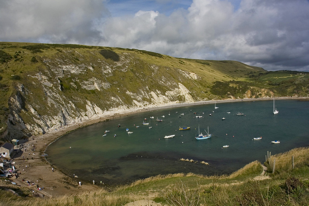 Lulworth Cove Was beautiful but the day was very overcast … Flickr