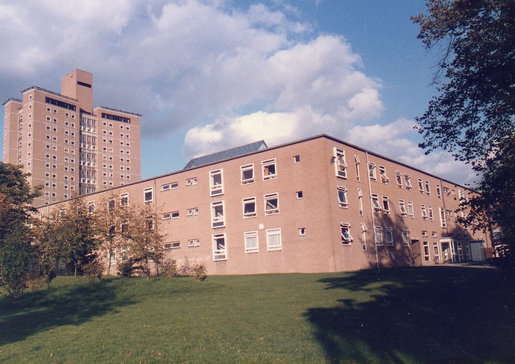 Owens Park, Wilmslow Road, Fallowfield, Manchester 1984 a photo on