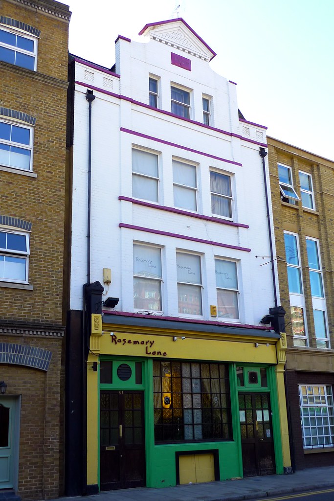 Rosemary Lane, Whitechapel, E1 A restaurant which was once… Flickr