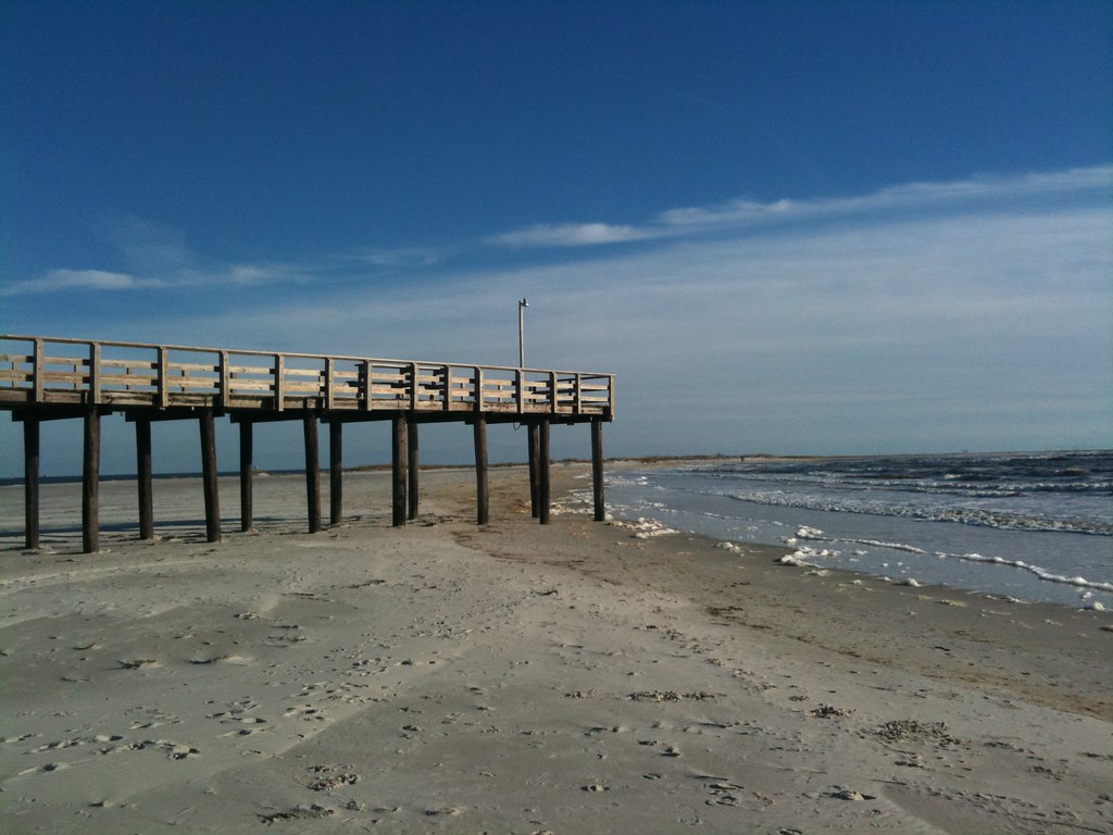 Dauphin Island Pier Before Katrina this was a fishing pier… Flickr