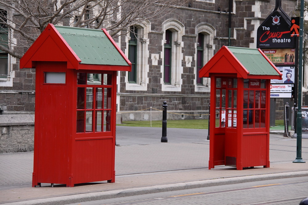 NZ_125 Red Phone Boxes Christchurch NZ Peter Mison Flickr