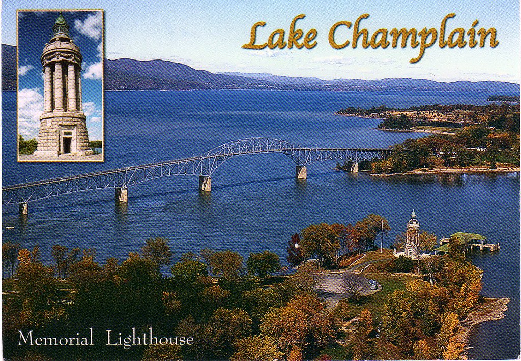 Lake Champlain / NY, USA from Darkstorm, written and stamp… Flickr