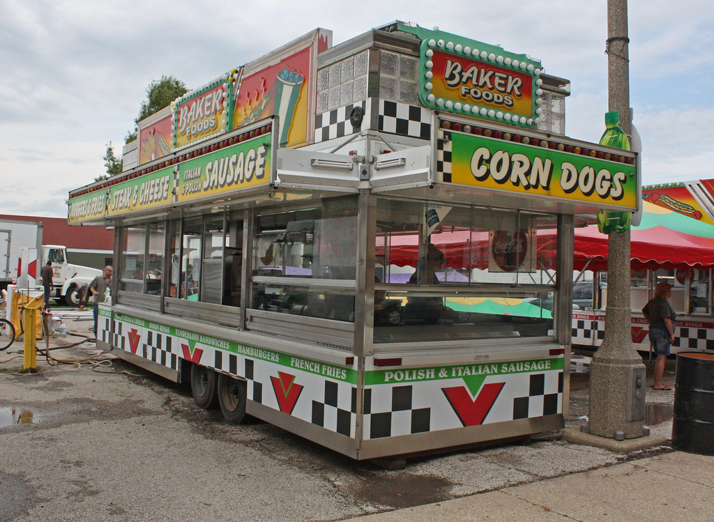 2009 Illinois State Fair 4 Days Until Opening Food Concessions (7
