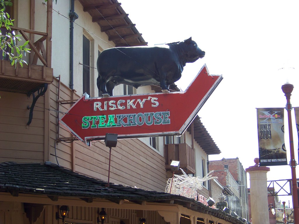 Riscky's Steakhouse Ft. Worth Stockyards Ray Connole Flickr