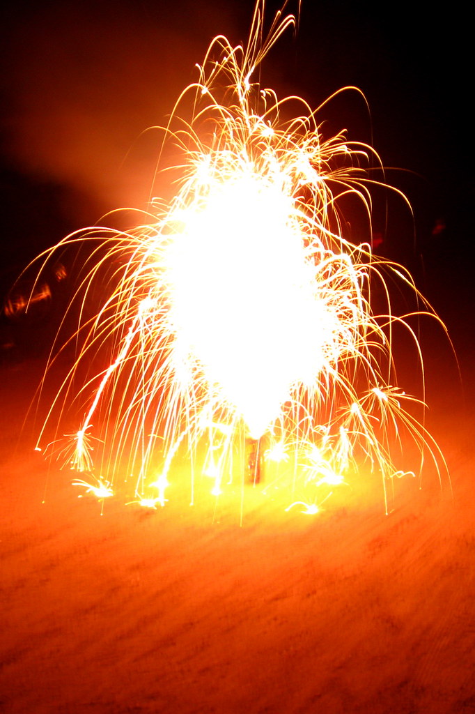 4th of July weekend at the cabin! Fireworks Amy Jane Mitchell Flickr