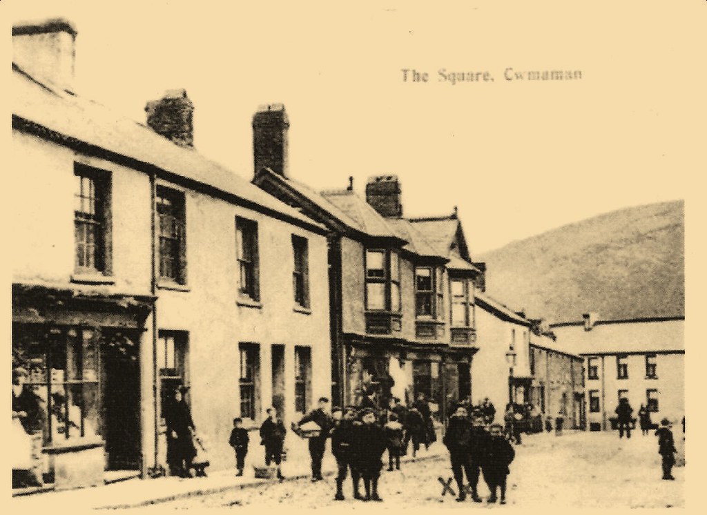 The Square. Cwmaman (Aberdare) 1900s Apart from the group … Flickr