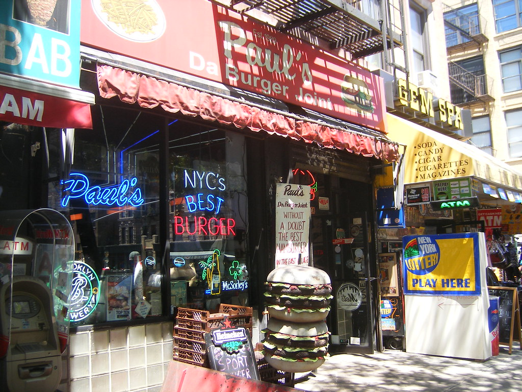 Paul's Burger Best burgers in the East Village. LocalVote Flickr
