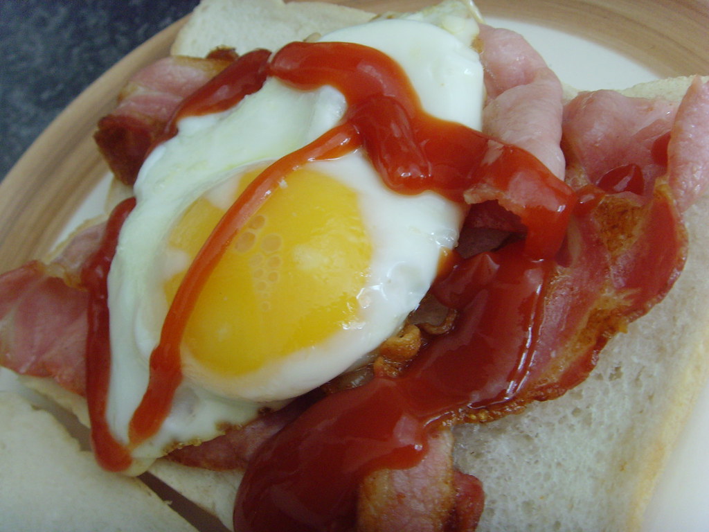 Bacon and egg butty adele.turner Flickr