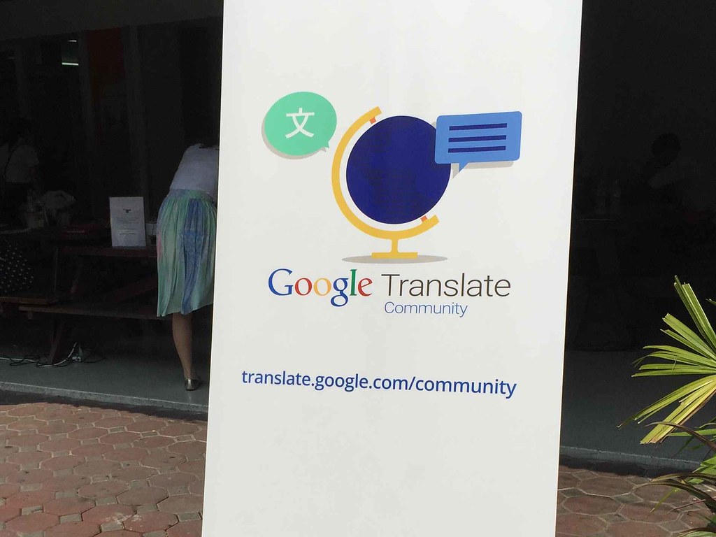 Google Translate A Google Translate sign from a community … Flickr