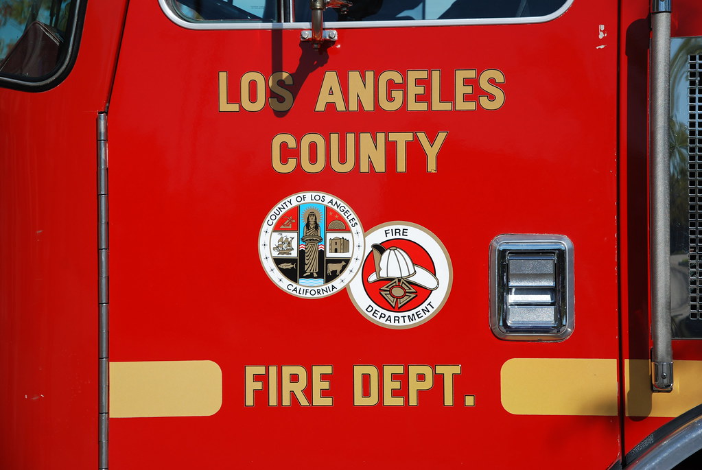 LOS ANGELES COUNTY FIRE DEPARTMENT (LACoFD) DOOR DECALS a photo on
