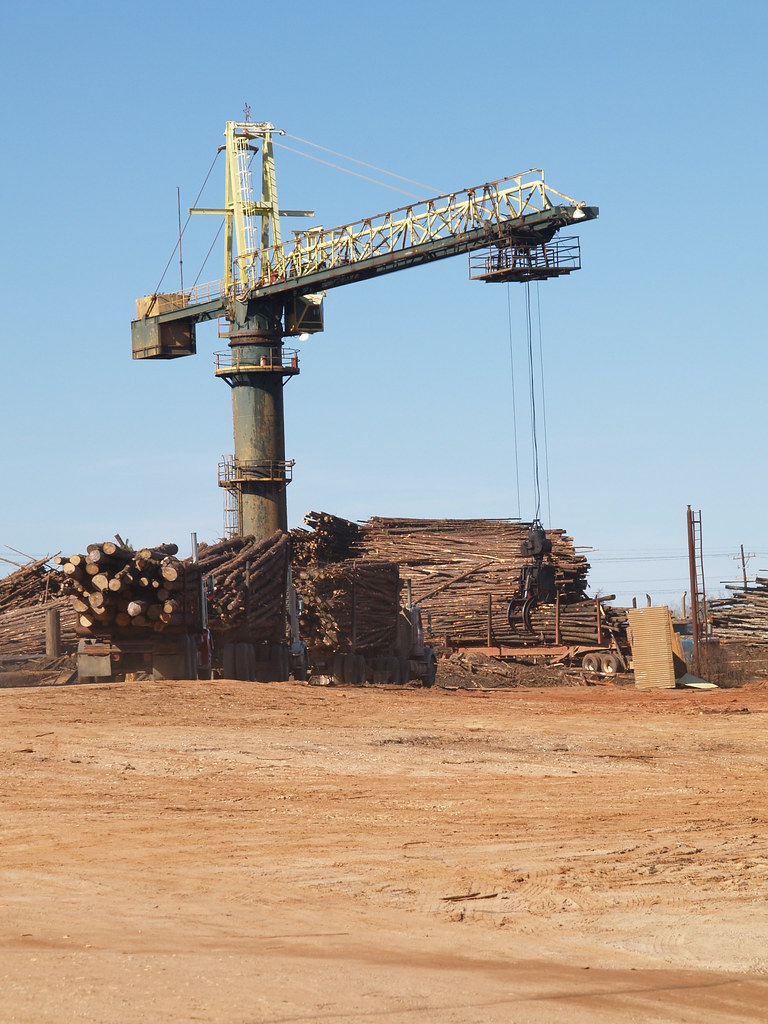 Woodville Texas Old small town Sawmill or Lumber Yard Cutt… Flickr