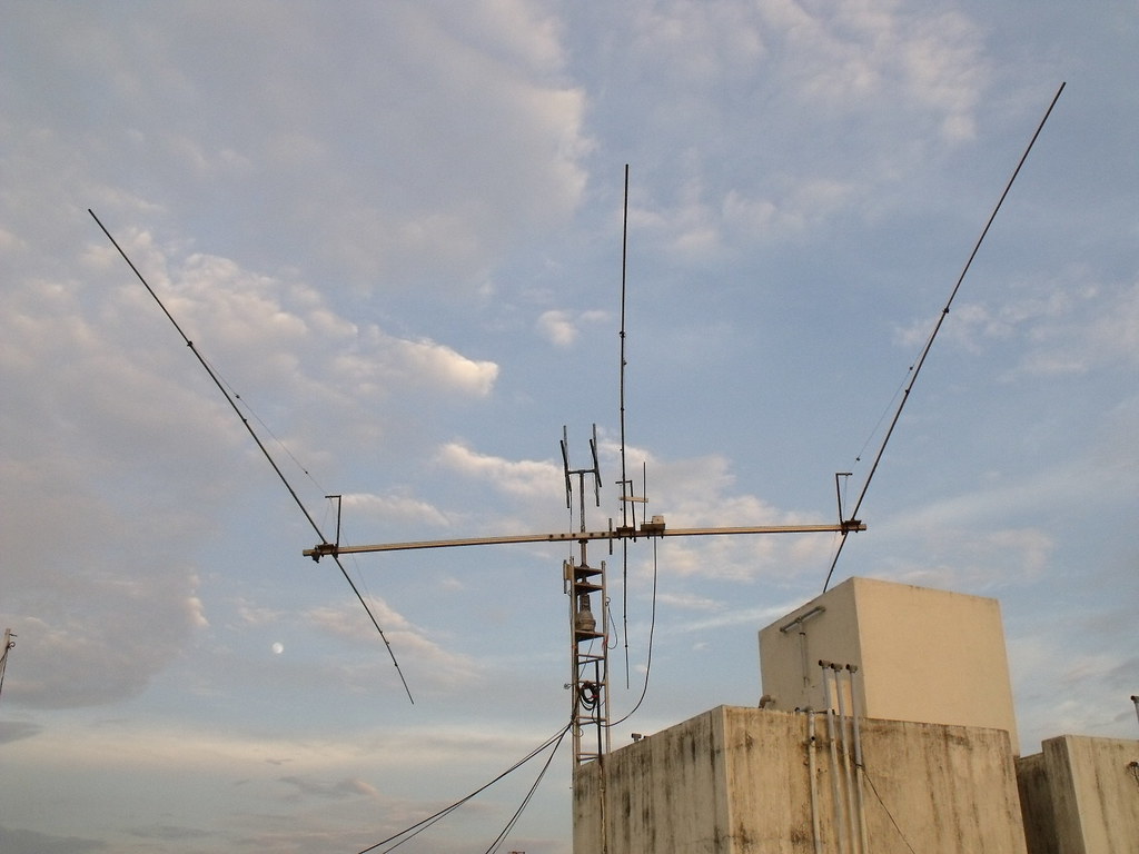 20m and 2m homebrew antenna unni Flickr