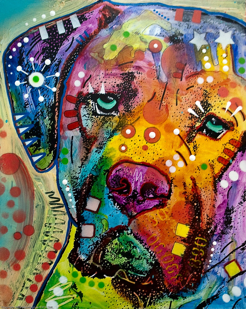 Mixed Media Painting by Dean Russo / Dumbo Arts Center Art Under the Bridge Festival 2009 /