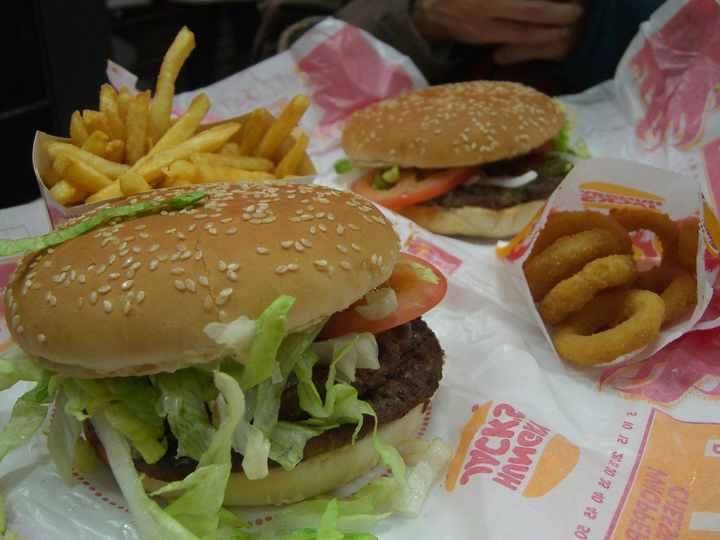 Double Whopper, Whopper, Fries, Onion Rings Hungry Jacks… Flickr