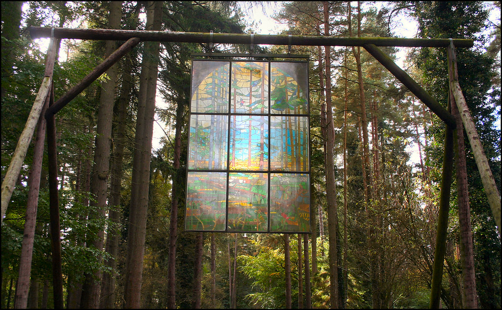 Arboreal Stained Glass Kevin Atherton's "Cathedral" in the… Flickr