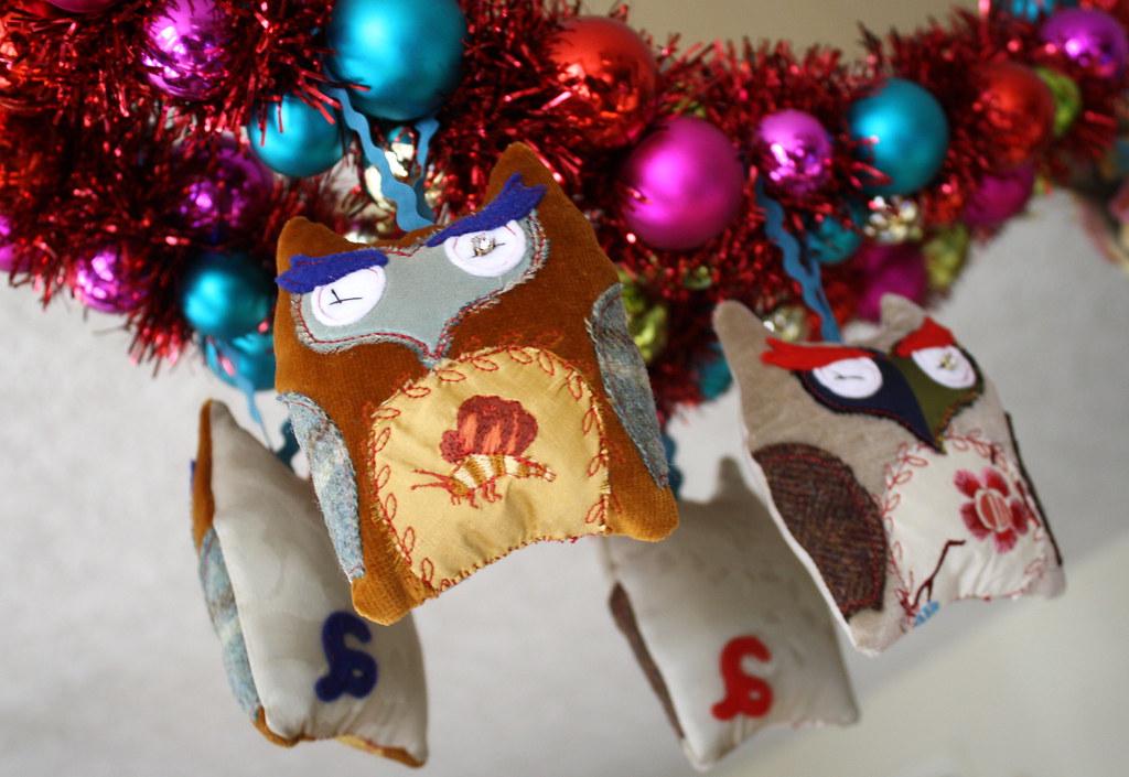 New Owls Ornaments in my shop wwwbyag… Flickr