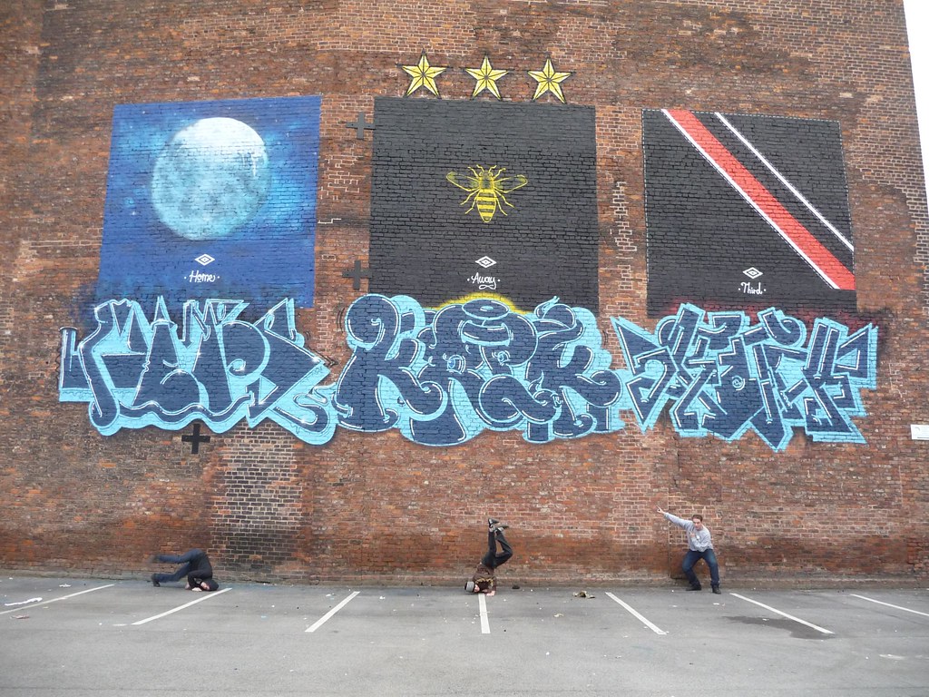 Manchester City Graffiti Wall To Celebrate The Launch Of T Flickr