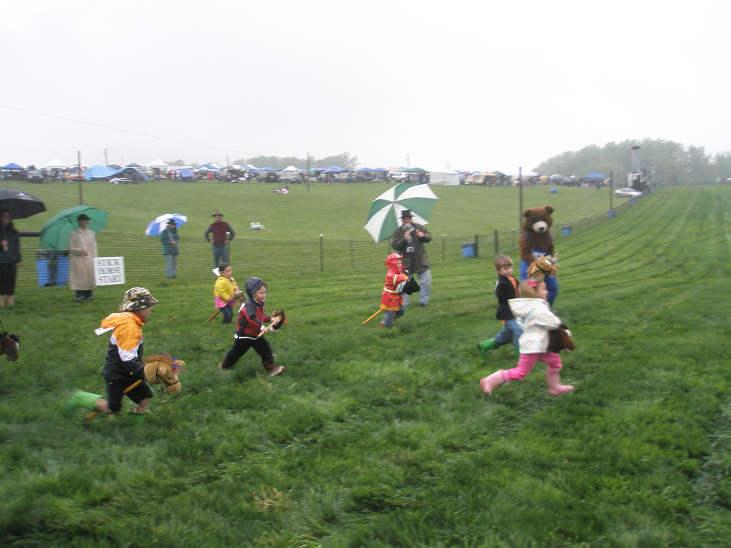 Kids Stick Horse Race Before the Races Begin rustinpc Flickr