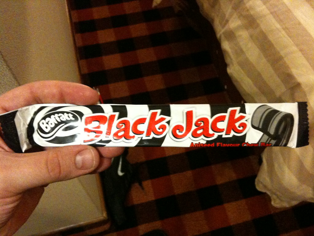 black jack candy Aniseed Flavour chew bar flat like an Air… Flickr