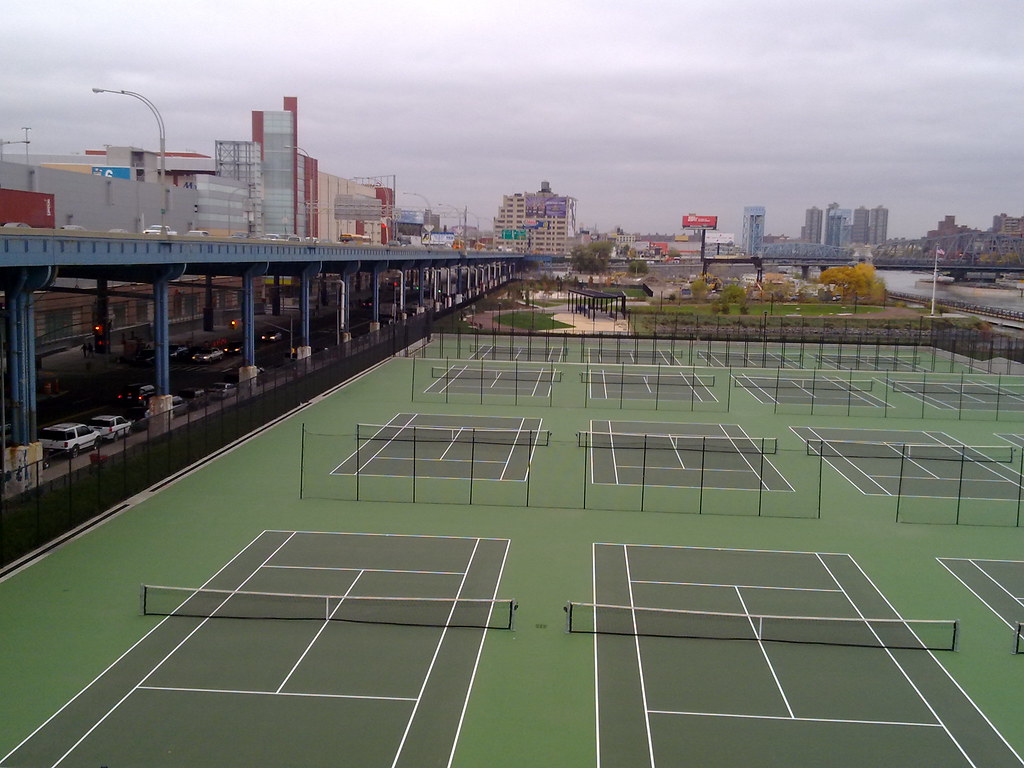 Tennis Courts at Mill Pond Park New York City Economic Development