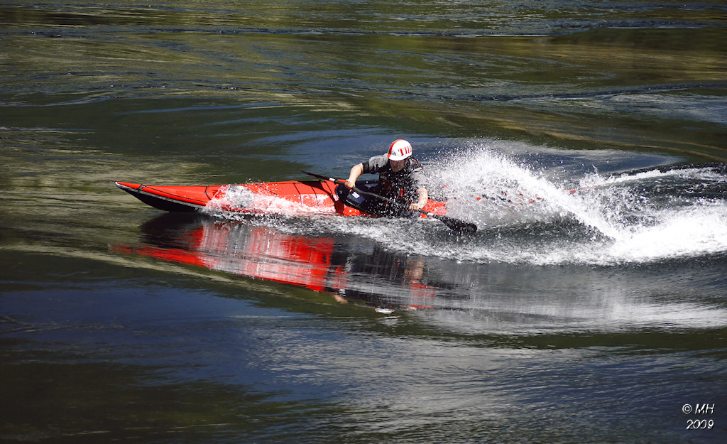 Kayak on Skookumchuck Rapids Riding the rapids. MariaH Flickr