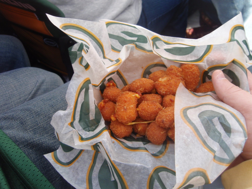 Cheese curds at Lambeau Field diane cordell Flickr