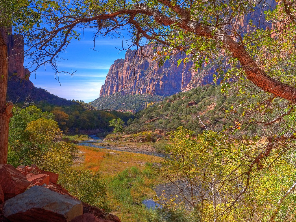 Early Fall at Big Bend, Zion National Park The Virgin rive… Flickr