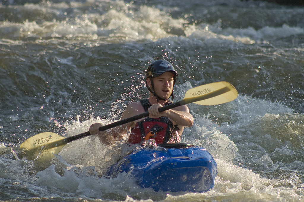 Kayaking in the Platte River Denver and the nearby Rocky M… Flickr