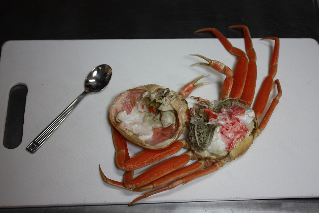Crab Innards Here is a look inside the body of the crab. I… Flickr