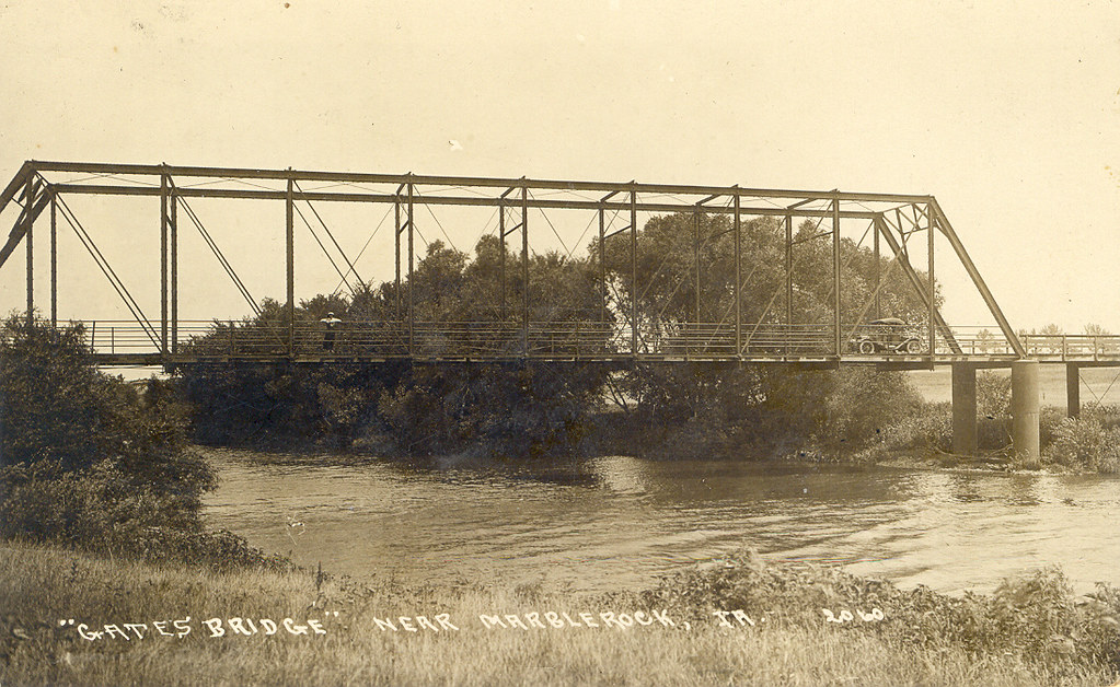 Marble Rock, Iowa, Gates Bridge "Aug. 18/21." Marble Rock … Flickr