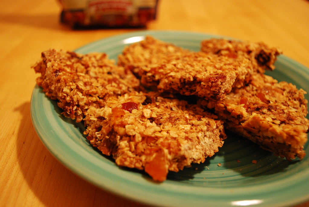 homemade chocolate cherry granola bars Blogged kitchencou… Flickr