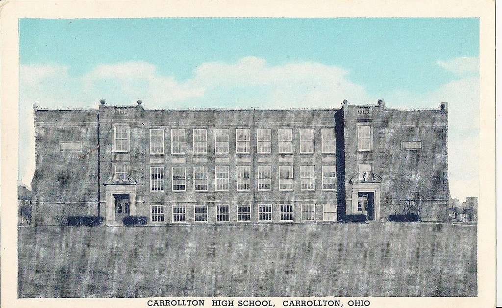 Plate 008 OH CARROLLTON Carrollton High School 1940s Flickr