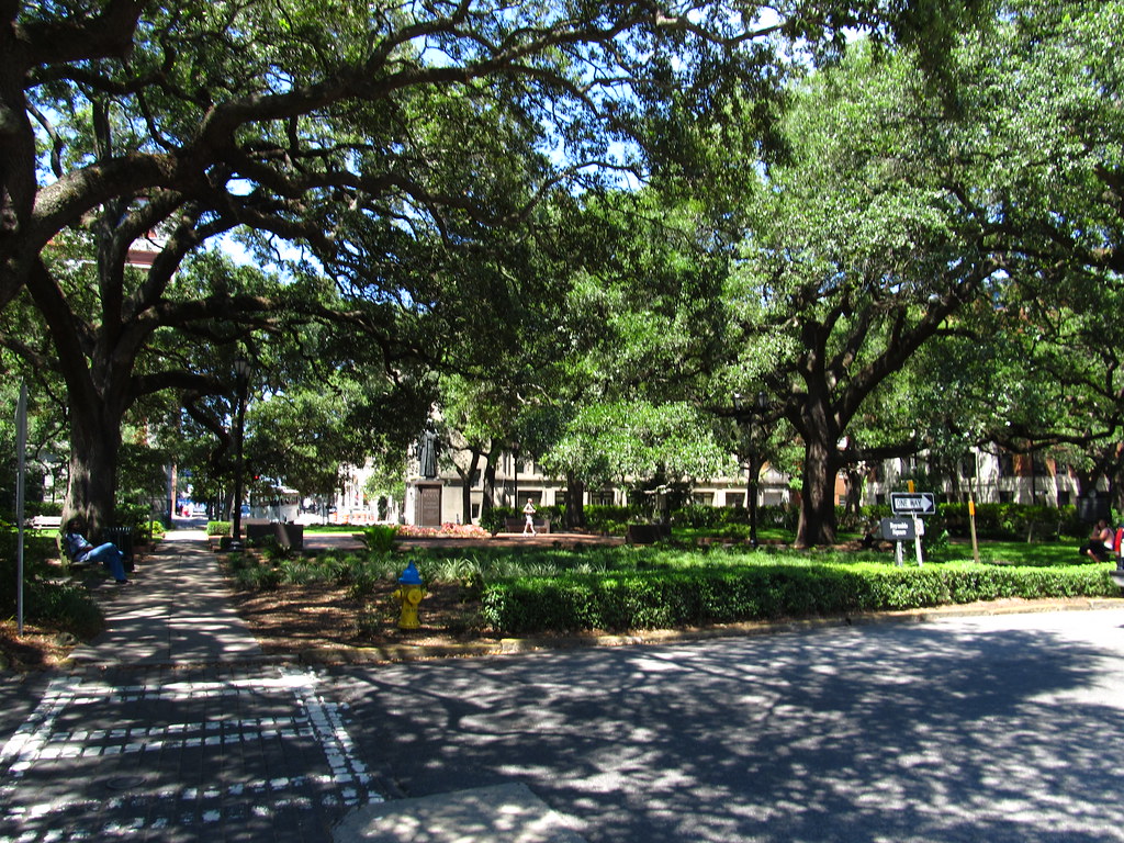 Reynolds Square, Savannah, Lower New Square was la… Flickr