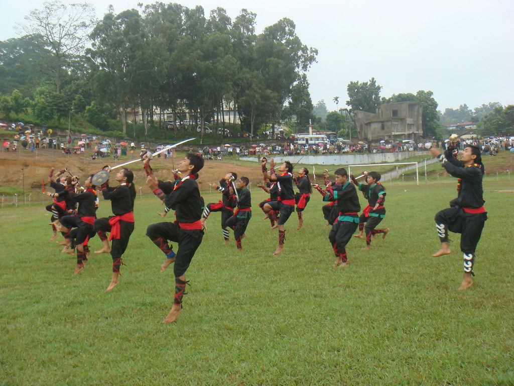Thang Ta Martial Art Folk dancers from manipur perform thang ta, an indian martial art at the
