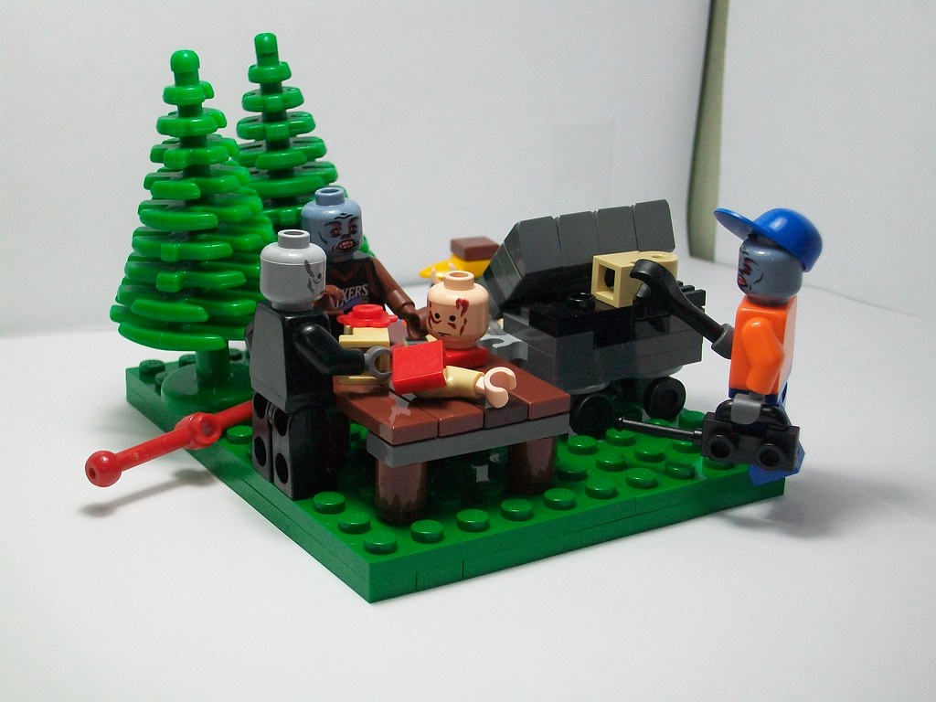 zombie picnic nice day in the woods...except for the poor … Flickr