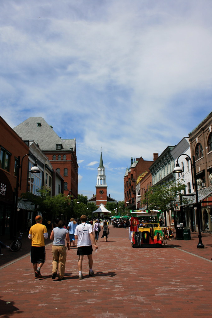 Church Street Burlington, Vermont Brian Aslak Flickr
